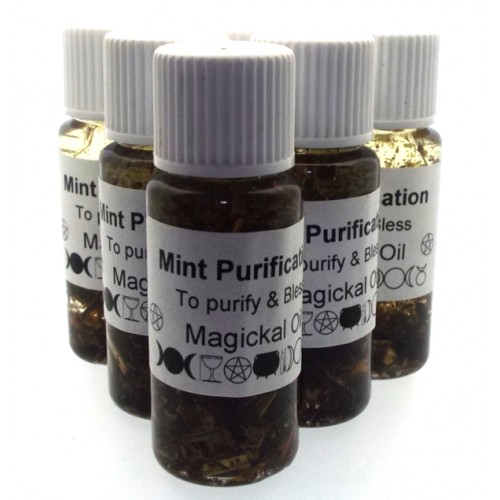 10ml Mint Purification Herbal Spell Oil Cleanse and Bless